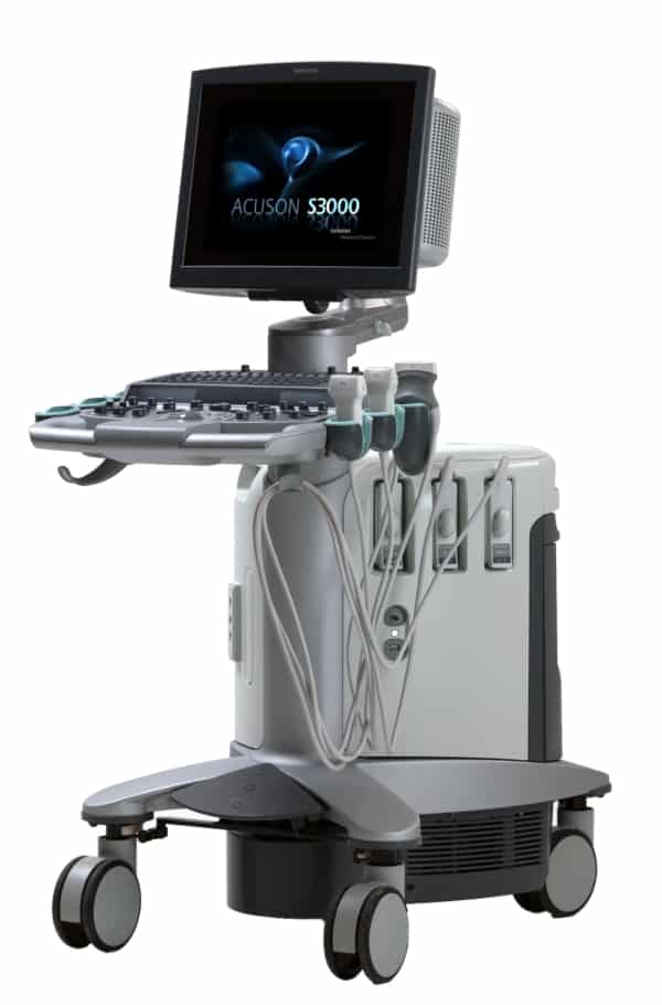 Acuson S3000 ultrasound right side view