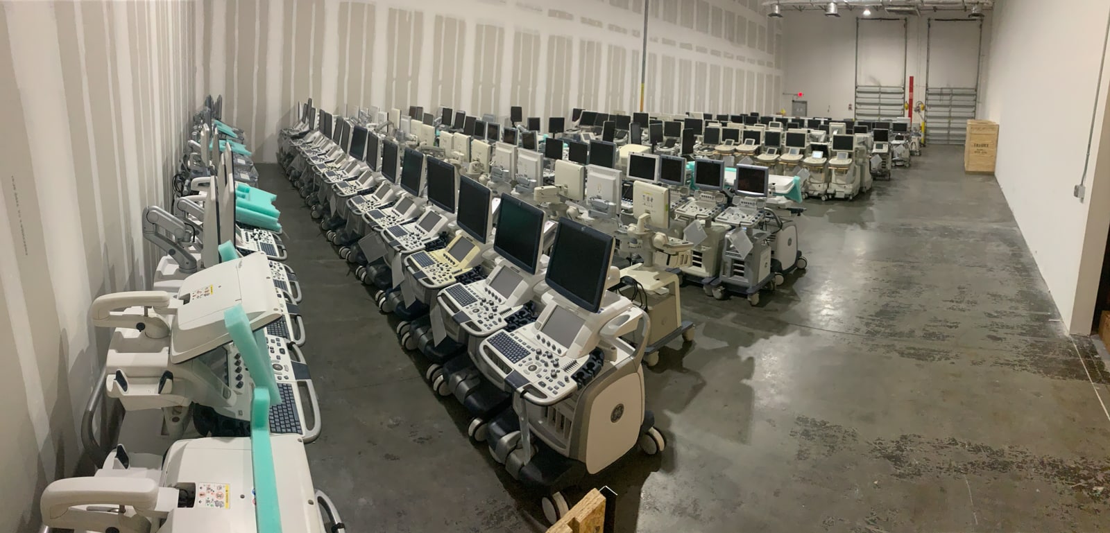 Ultrasound Systems in Tampa Warehouse